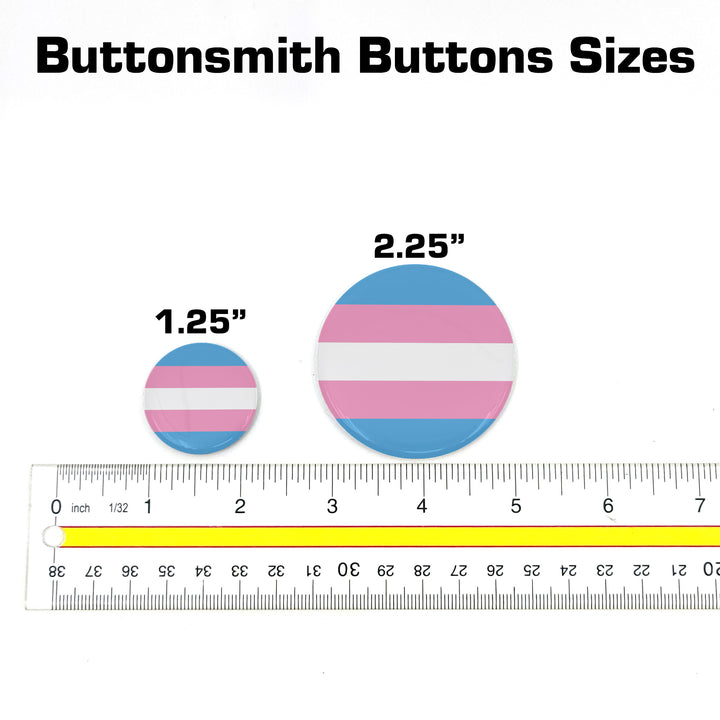 Custom Pride Pronoun Button - Union Printed - Made in the USA