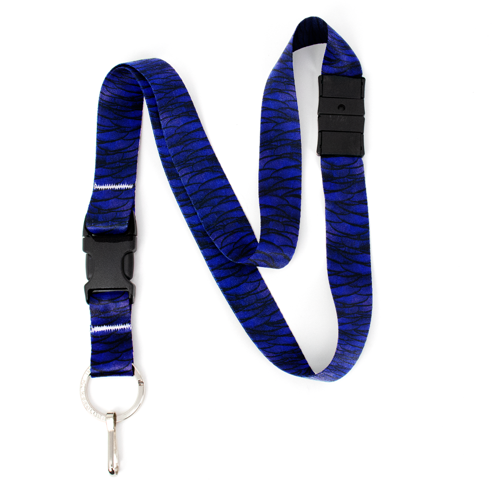 Purple Martin Breakaway Lanyard - with Buckle and Flat Ring - Made in the USA