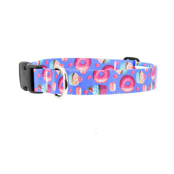 Sugar Sugar Purple Dog Collar - Made in USA