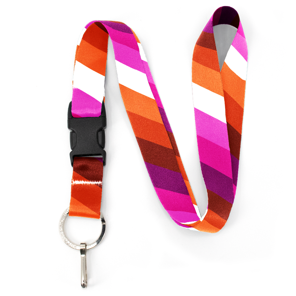 Pride Flag Premium and Breakaway Lanyards - Made in USA