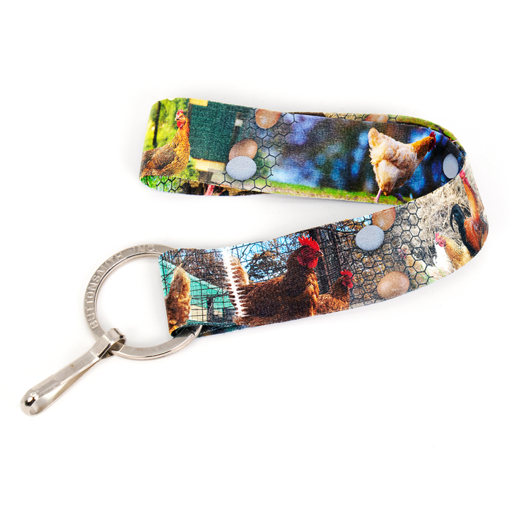 Chick Pix Wristlet Lanyard - with Buckle and Flat Ring - Made in the USA