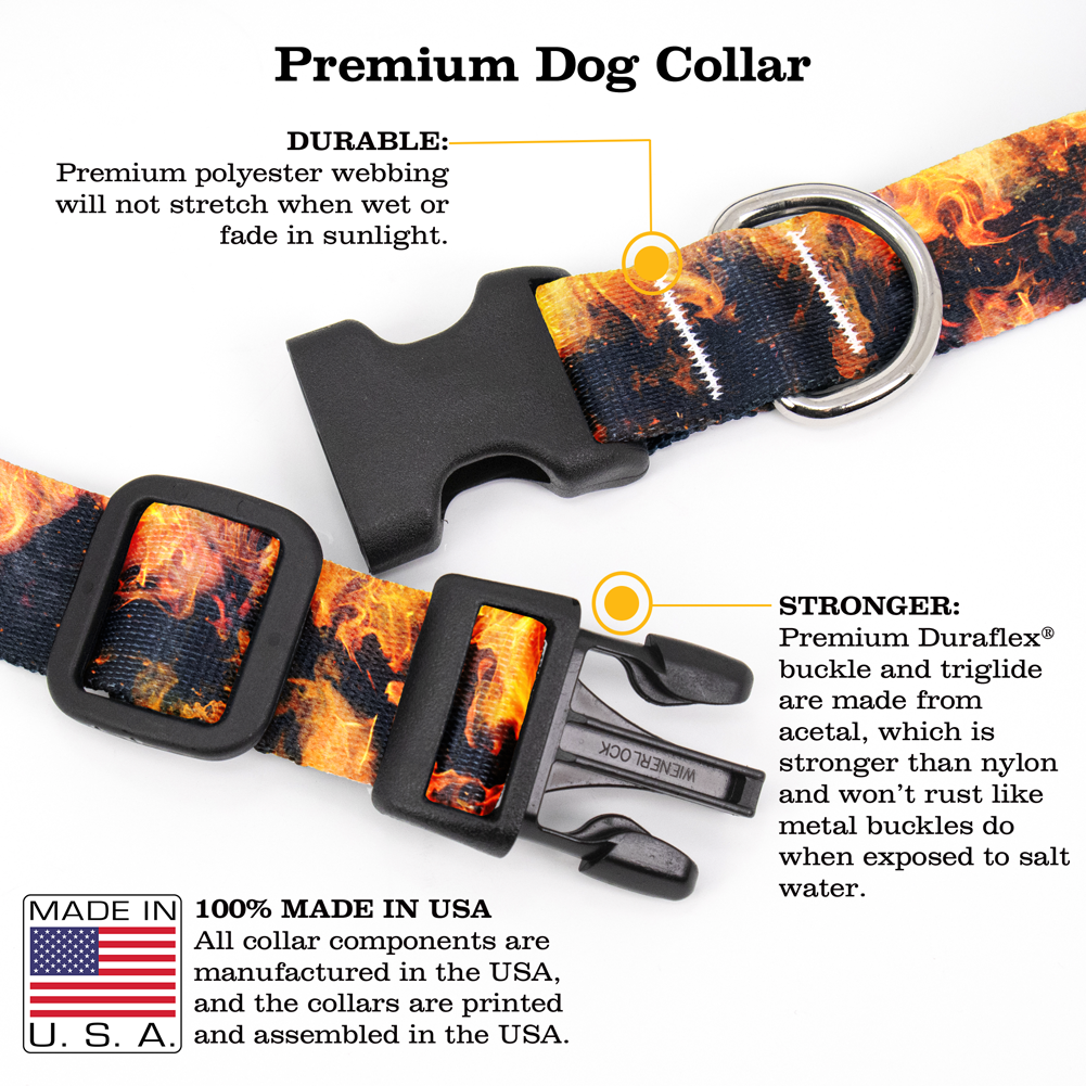 Bonfire Dog Collar - Made in USA