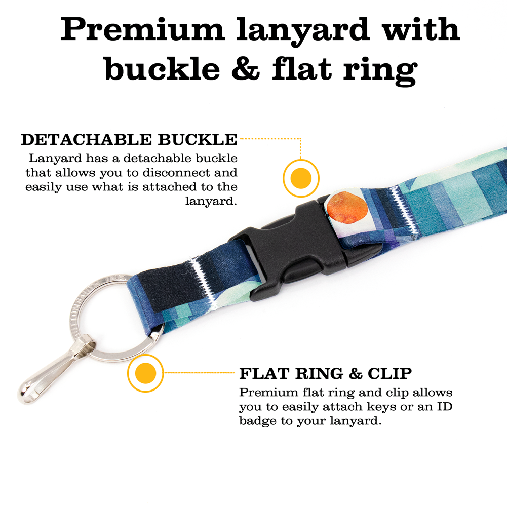 Klee Harbinger of Autumn Breakaway Lanyard - with Buckle and Flat Ring - Made in the USA