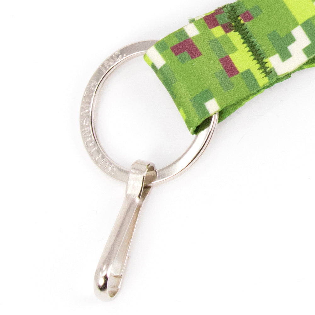 Buttonsmith PixelLand Camo Breakaway Lanyard - Made in USA - Buttonsmith Inc.