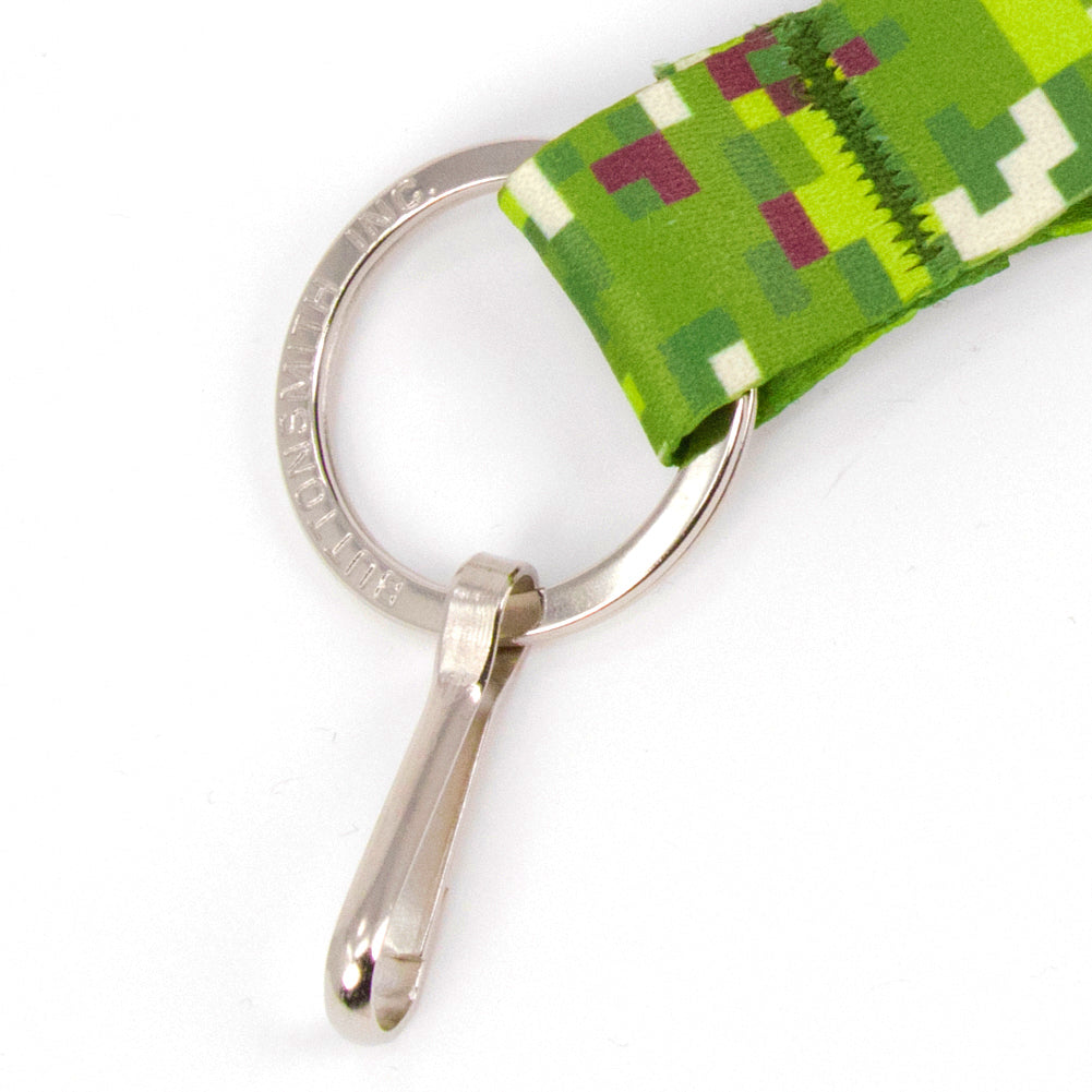 Buttonsmith PixelLand Camo Wristlet Lanyard - Made in USA - Buttonsmith Inc.