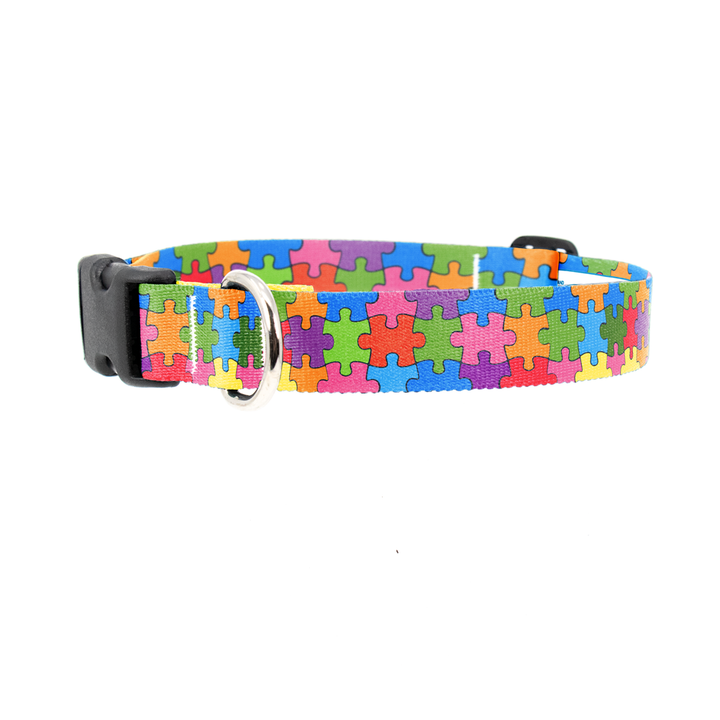 Garden Puzzle Dog Collar - Made in USA