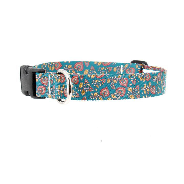 Kalimkari Aqua Dog Collar - Made in USA