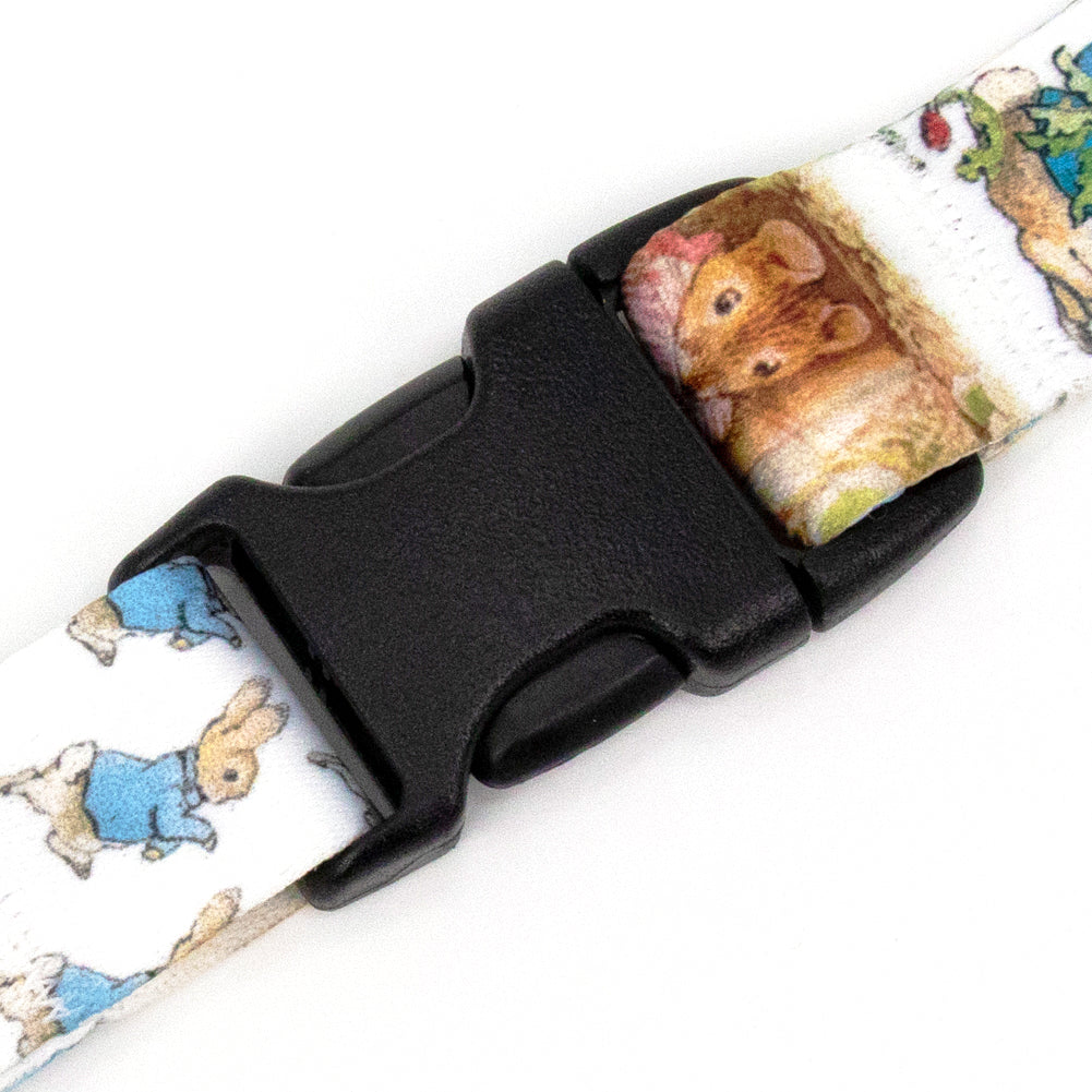 Buttonsmith Beatrix Potter Peter Rabbit Custom Lanyard Made in USA - Buttonsmith Inc.