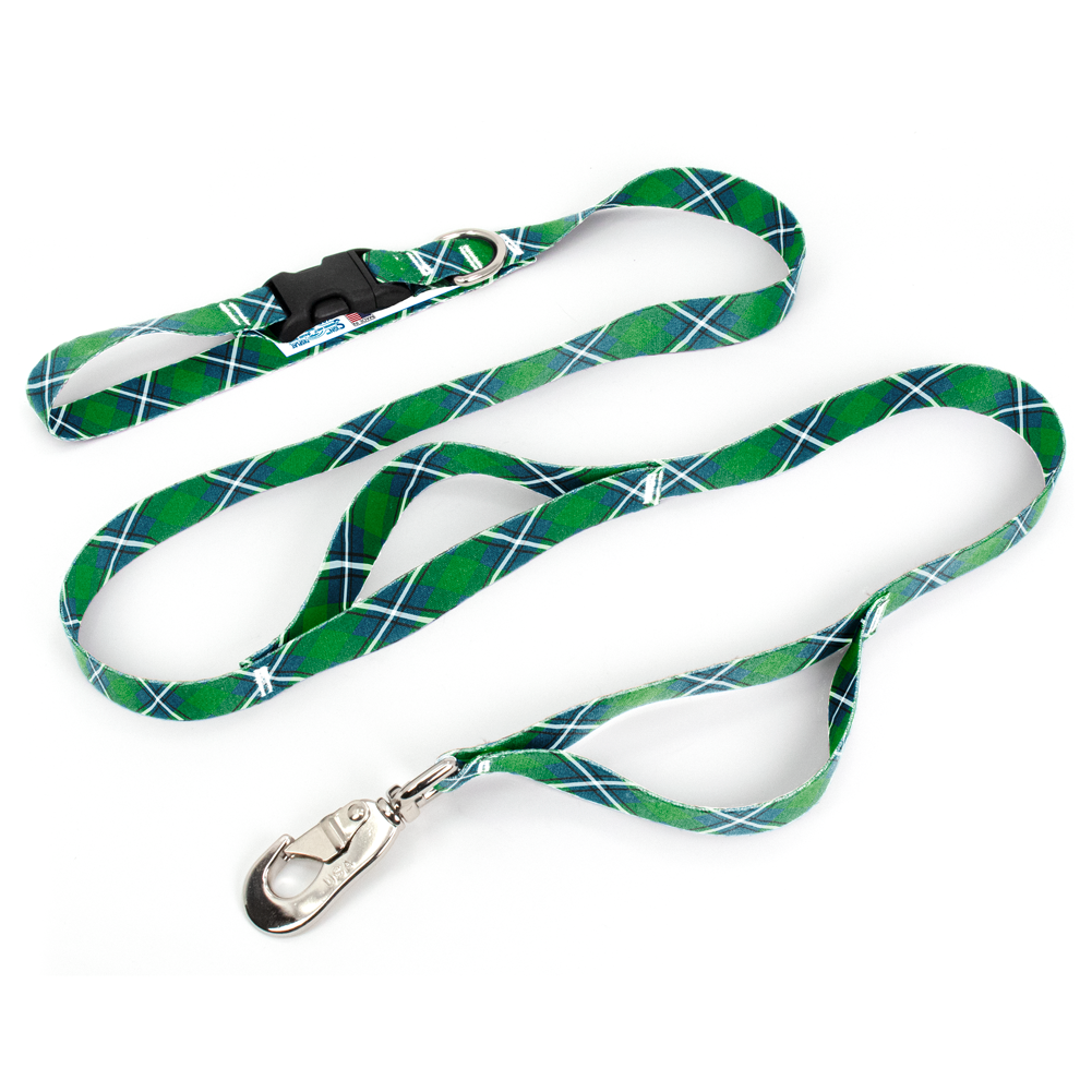 Irvine Plaid Fab Grab Leash - Made in USA