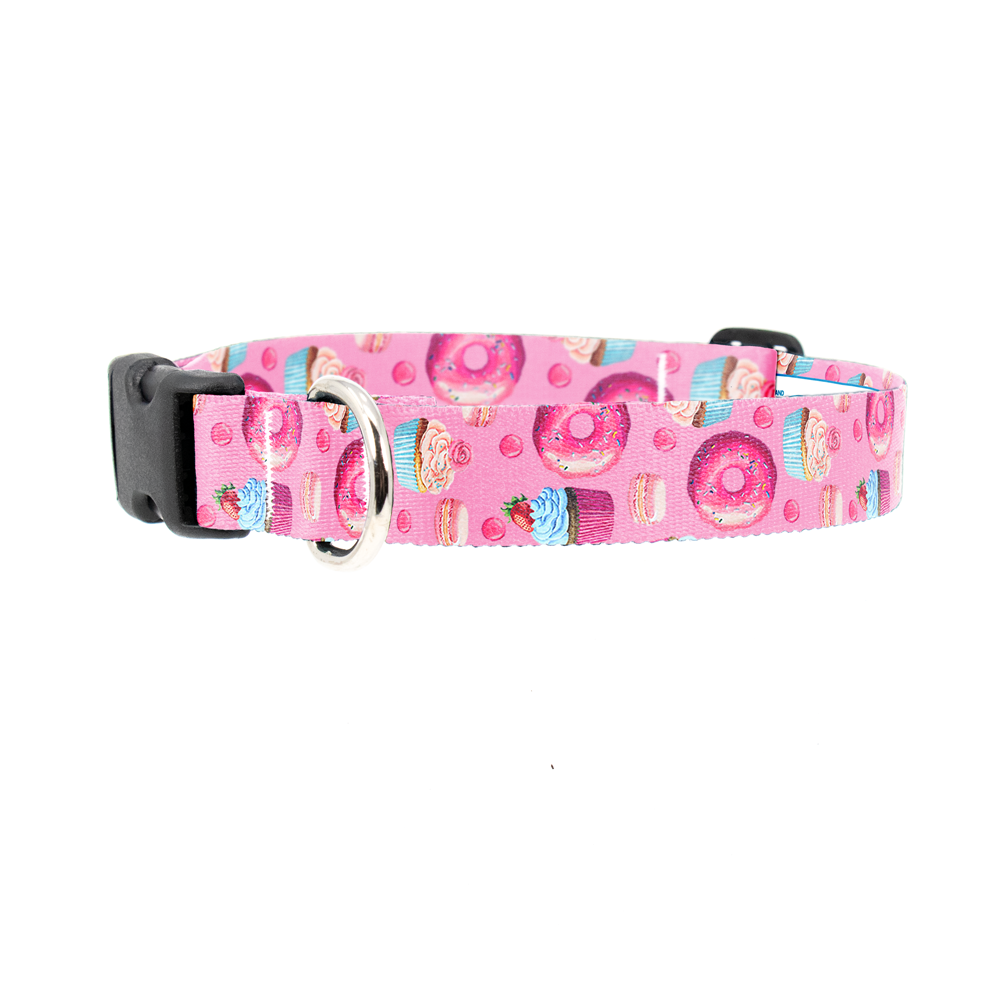 Sugar Sugar Pink Dog Collar - Made in USA