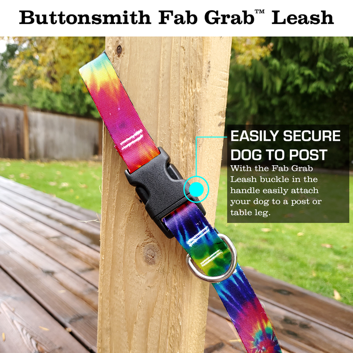 Tie Dye Fab Grab Leash - Made in USA