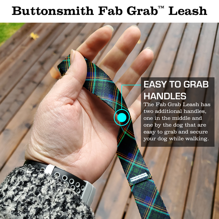 Clark of Ulva Plaid Fab Grab Leash - Made in USA