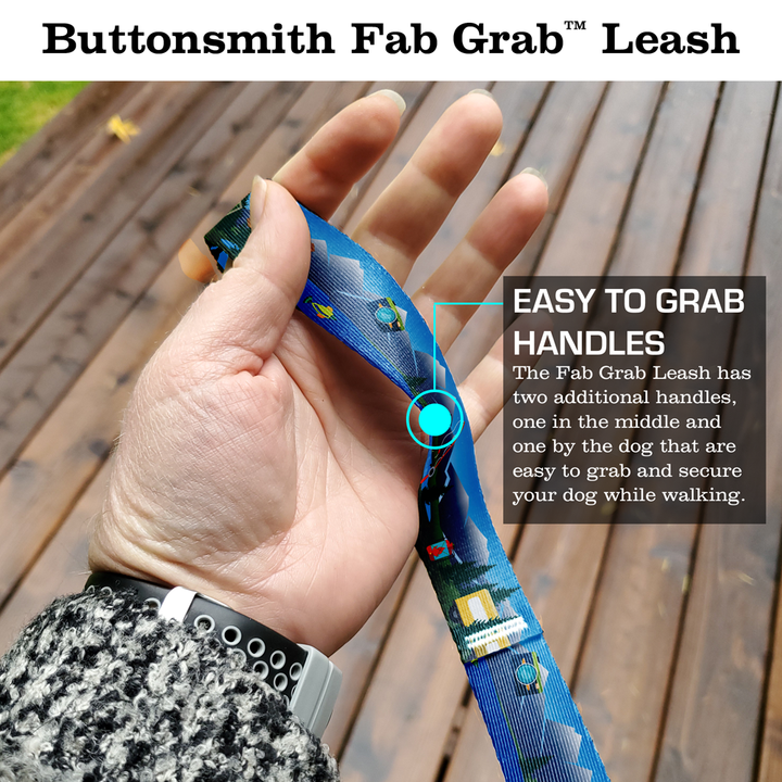 Happy Camper Fab Grab Leash - Made in USA