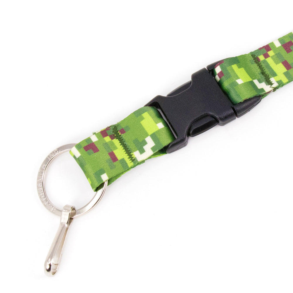 Buttonsmith Pixel Land Camo Lanyard - Made in USA - Buttonsmith Inc.