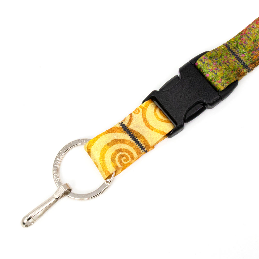 Buttonsmith Gustav Klimt Kiss Breakaway Lanyard - Made in USA - Buttonsmith Inc.