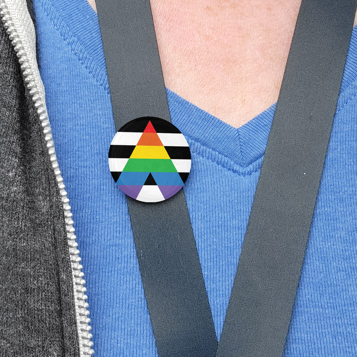 Ally Pride Flag Buttons