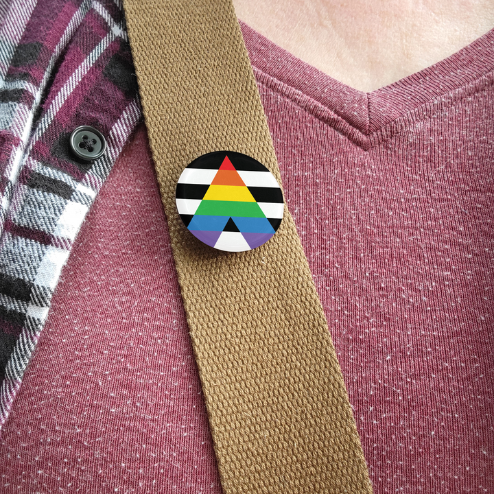 Ally Pride Flag Buttons