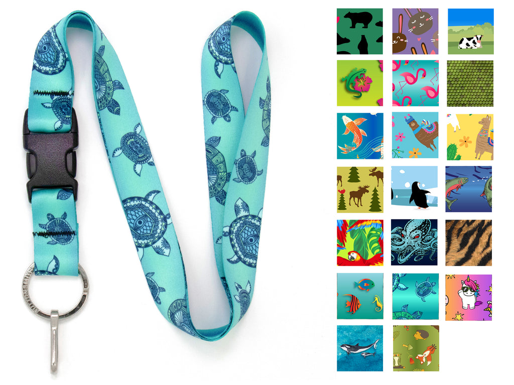 Digitally Printed Silky Smooth Lanyard with A Oval Fish Hook