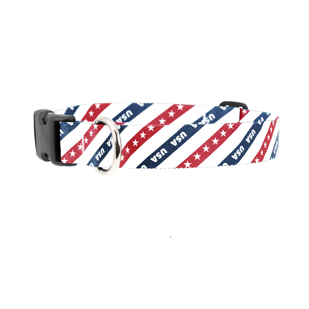 Flags Team USA Dog Collar - Made in USA