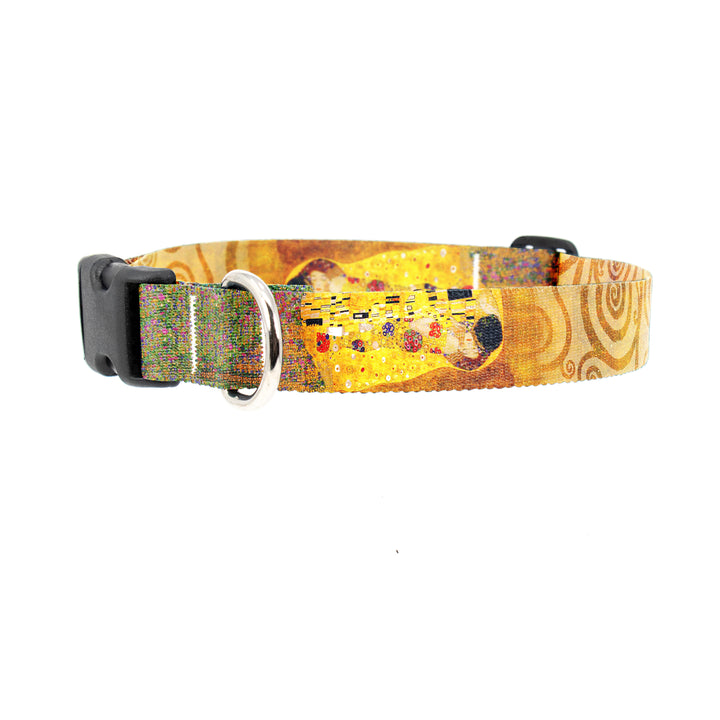 Klimt Kiss Dog Collar - Made in USA