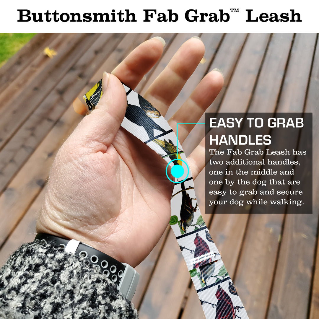 Audubon Songbirds Fab Grab Leash - Made in USA