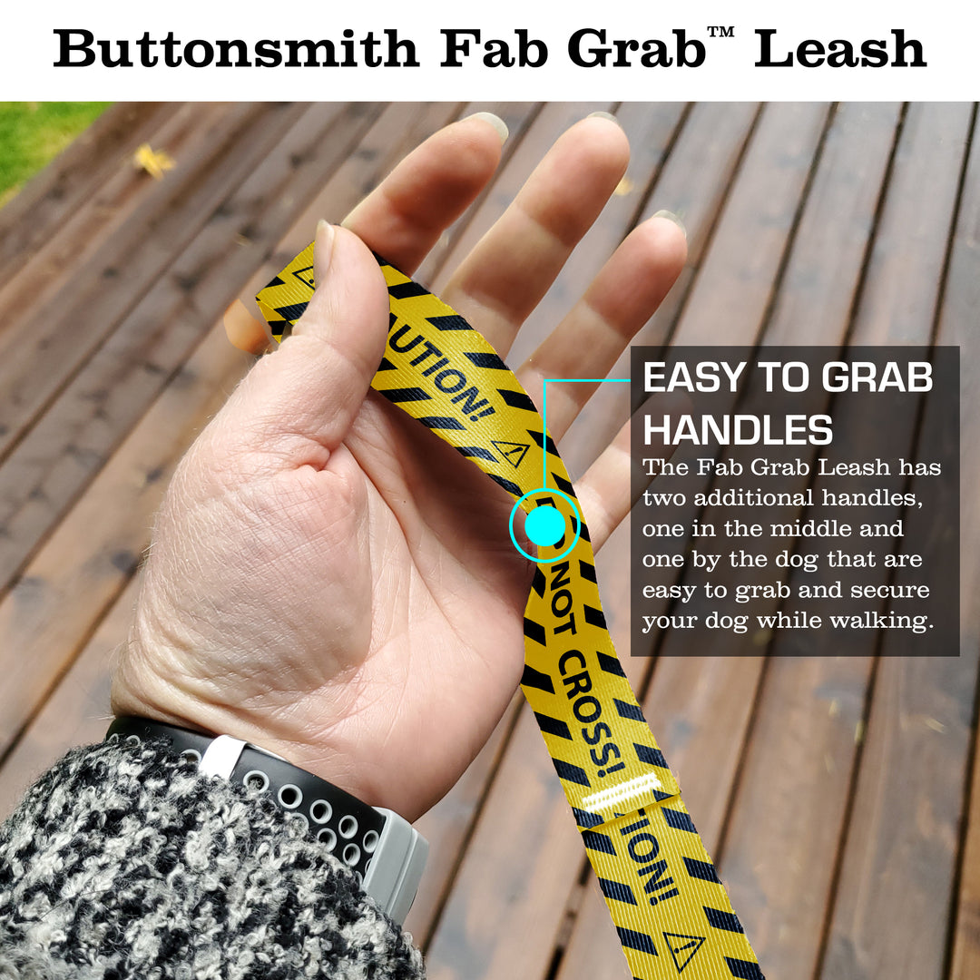 Caution Fab Grab Leash - Made in USA