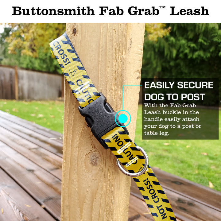 Caution Fab Grab Leash - Made in USA