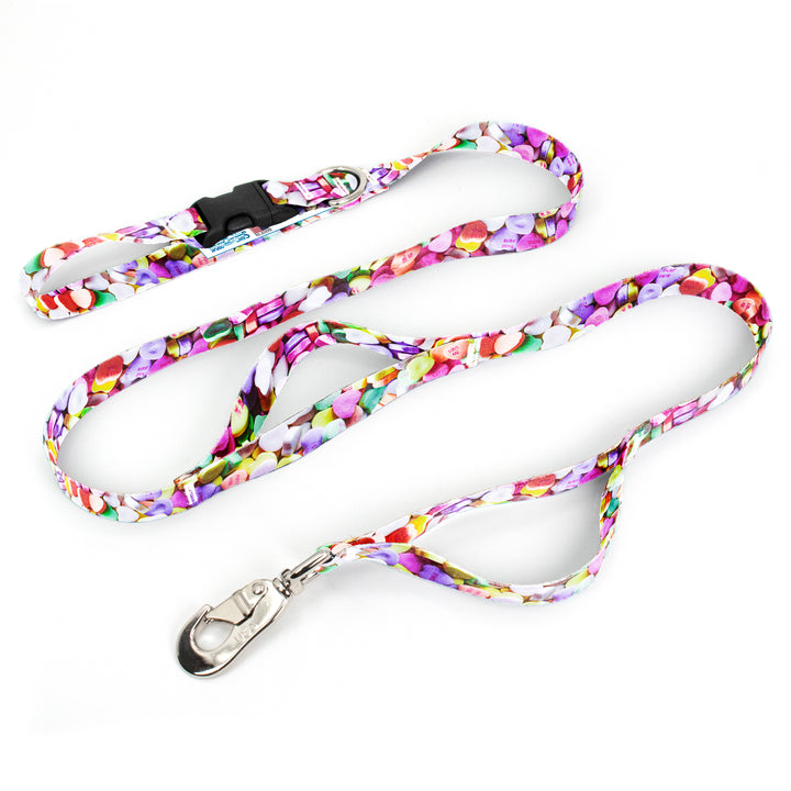 Conversation Hearts Fab Grab Leash - Made in USA