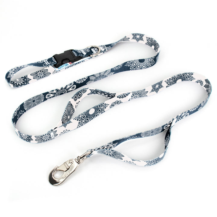 Denim Lace Fab Grab Leash - Made in USA