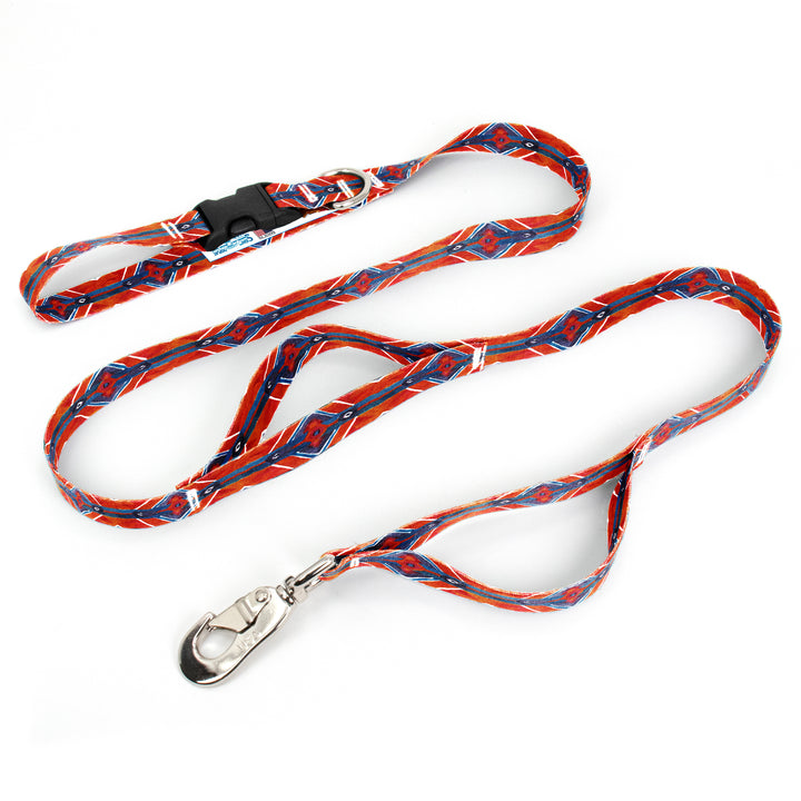 Ikat Blanket Fab Grab Leash - Made in USA