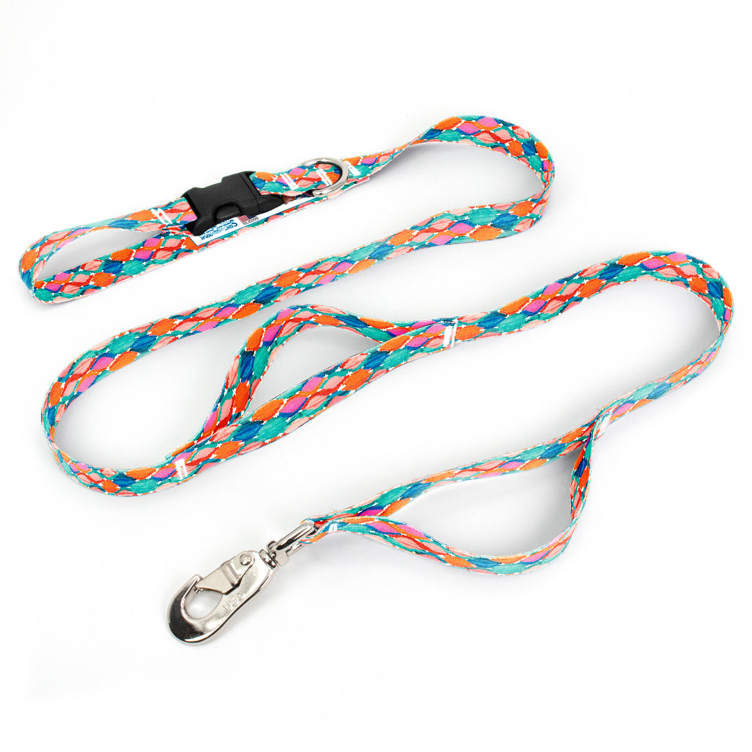 Ikat Marmalade Fab Grab Leash - Made in USA