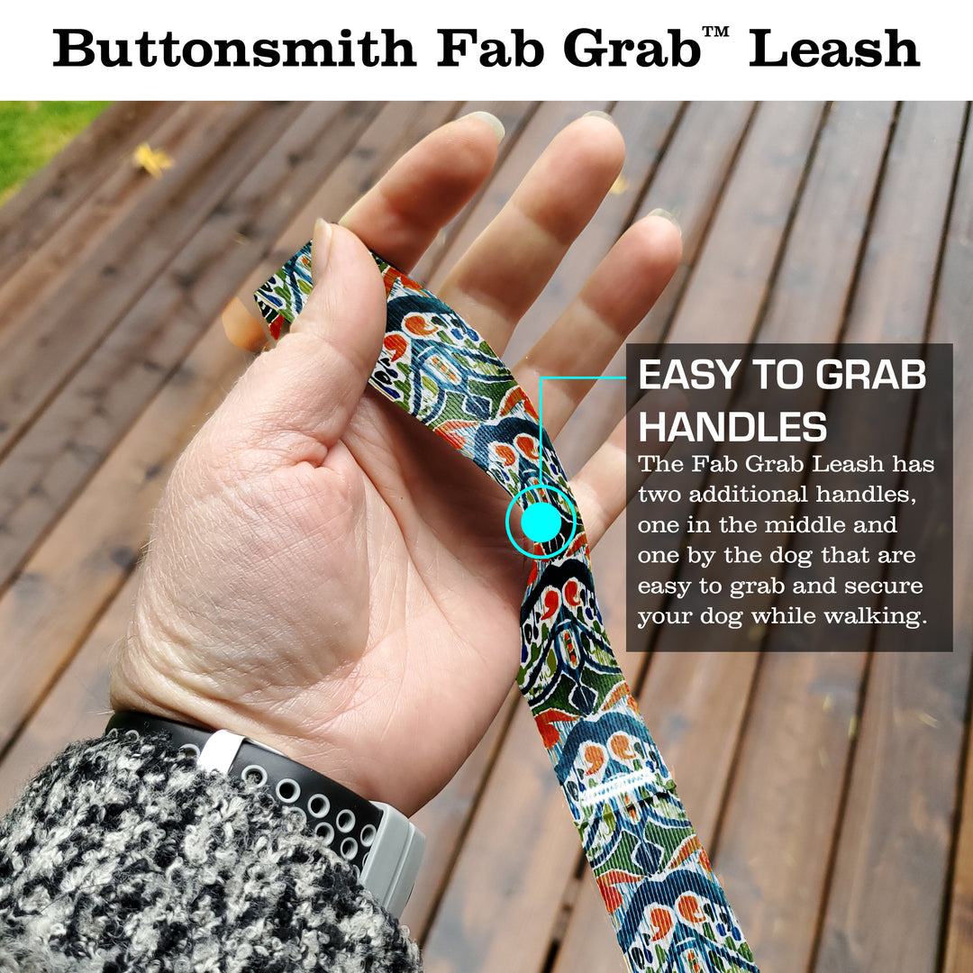 Ikat Sugarsnap Fab Grab Leash - Made in USA