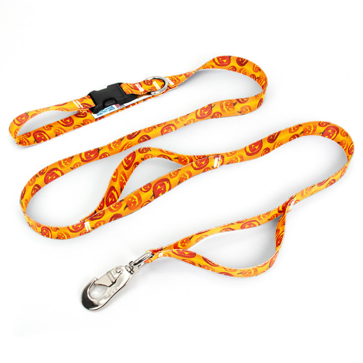 Jack O Lantern Fab Grab Leash - Made in USA