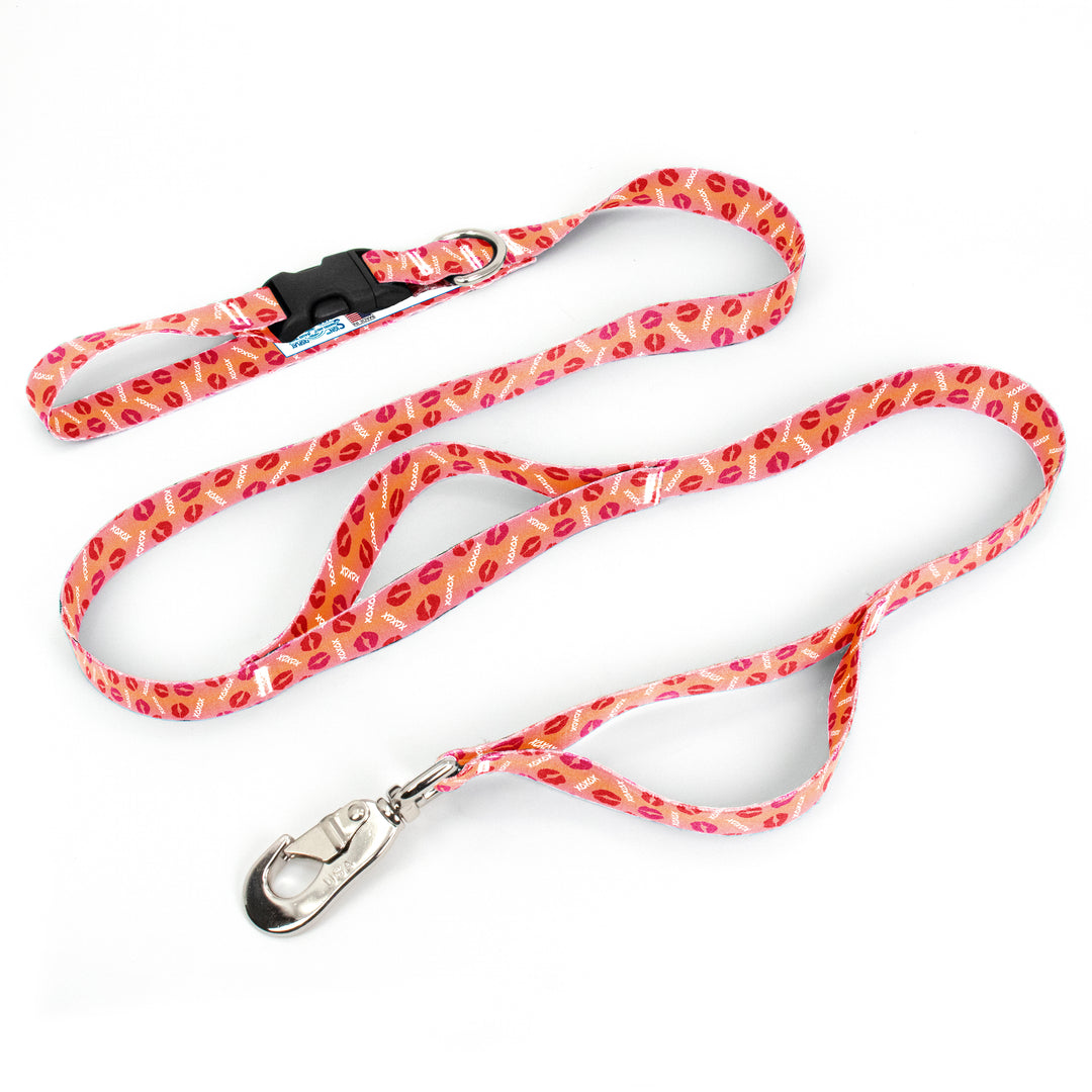 Kisses Blush Fab Grab Leash - Made in USA