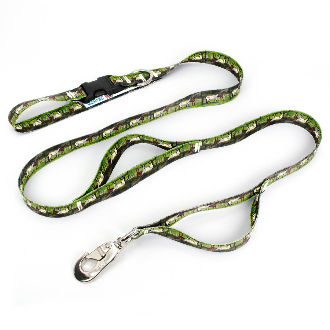 Rebecca McGovern Grace And Dice Horses Equestrian Fab Grab Leash - Made in USA