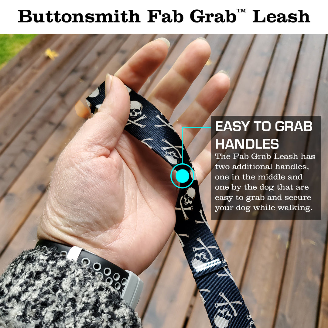 Skulls Fab Grab Leash - Made in USA