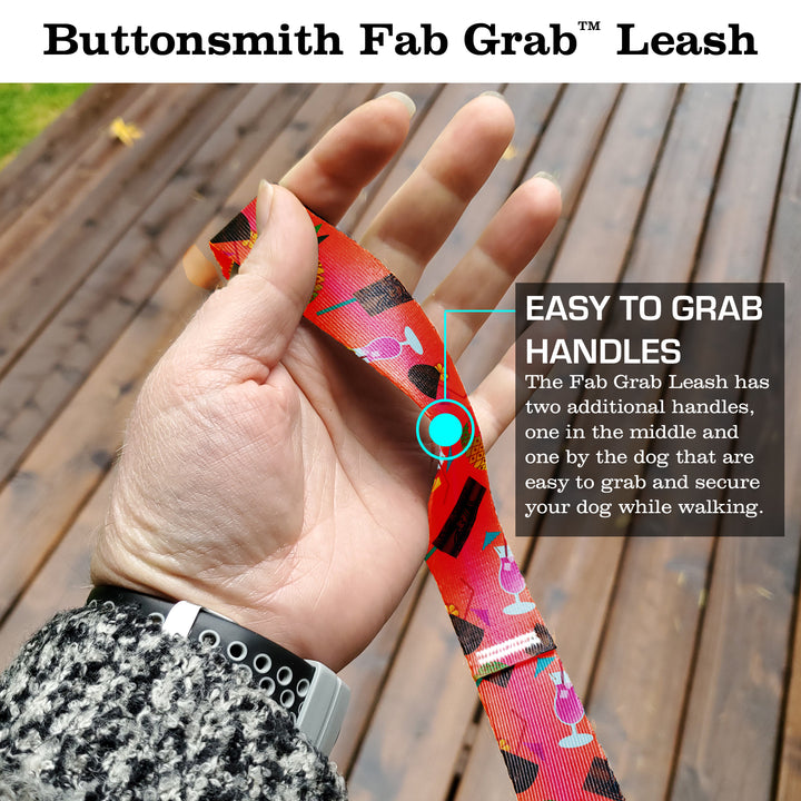 Tiki Drink Fab Grab Leash - Made in USA