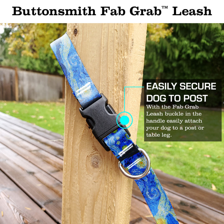 VanGogh Starry Night Fab Grab Leash - Made in USA