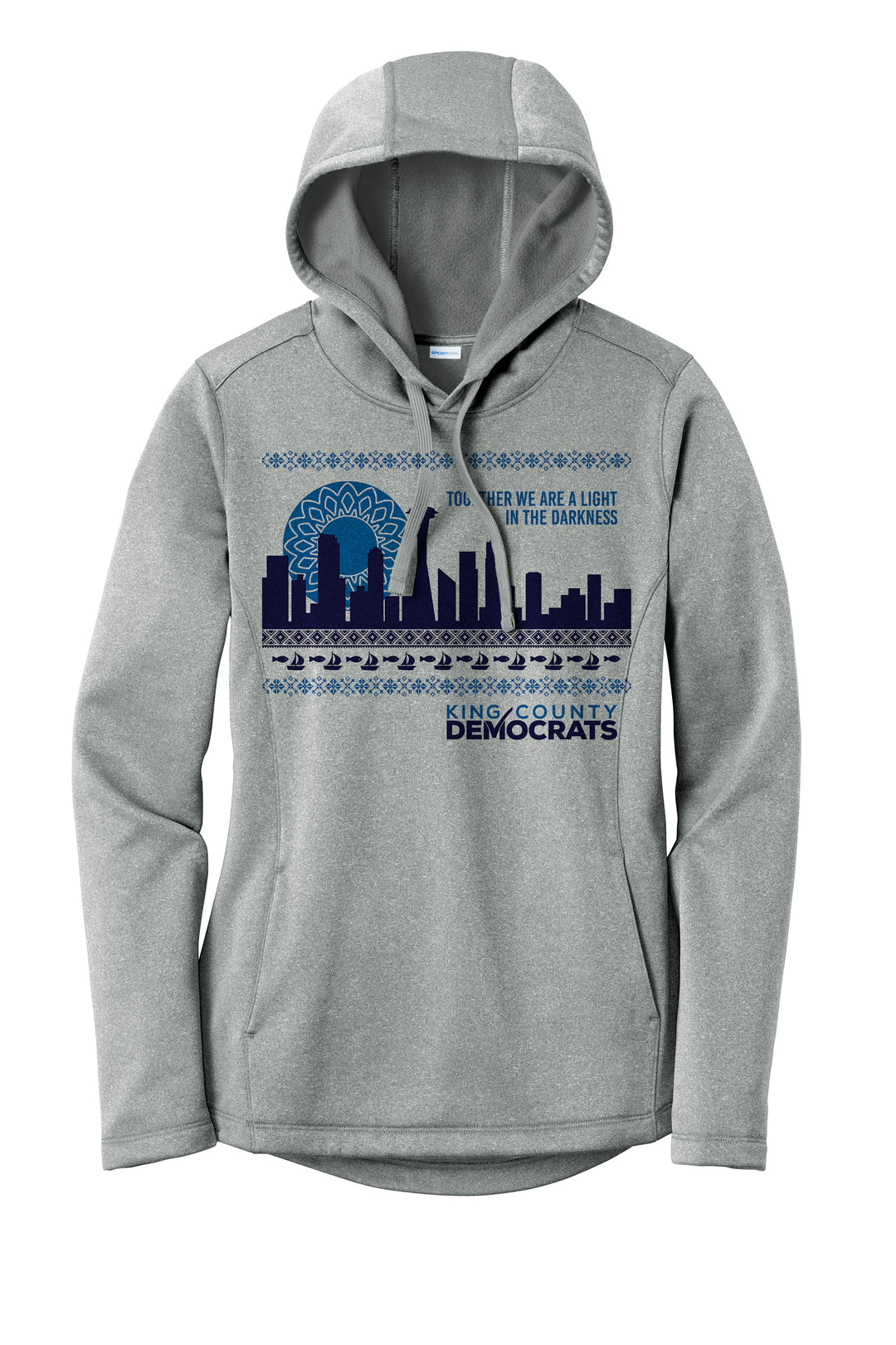 King County Democrats Hoodie - Buttonsmith Inc.