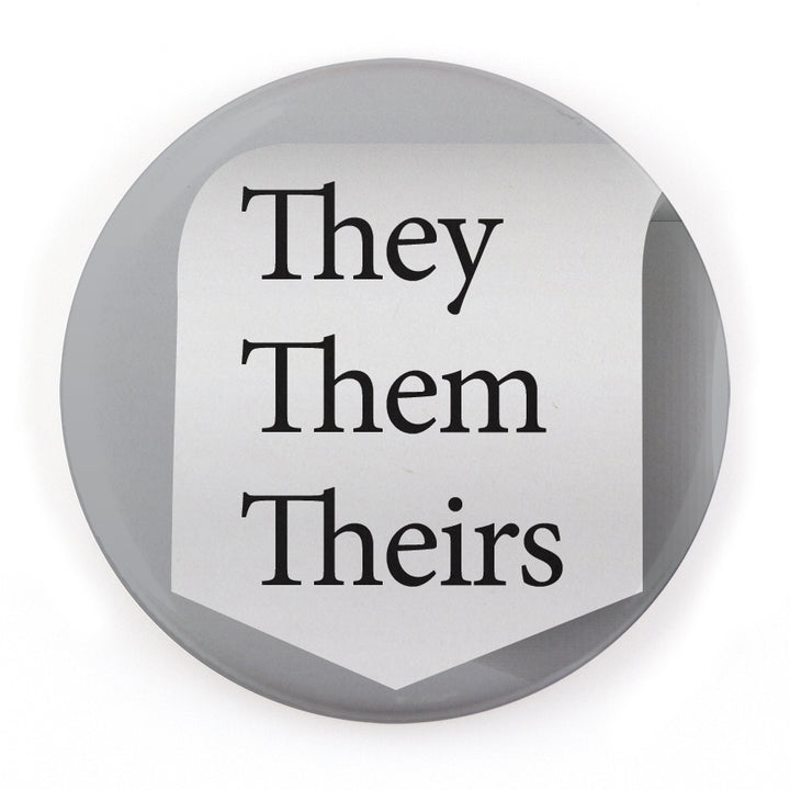 Greys 1.25" Pronoun Buttons