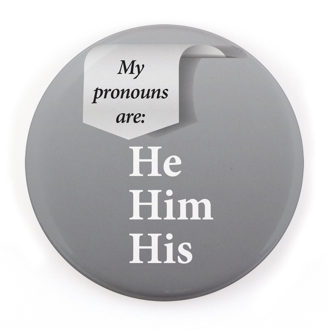 Greys 3" Pronoun Buttons