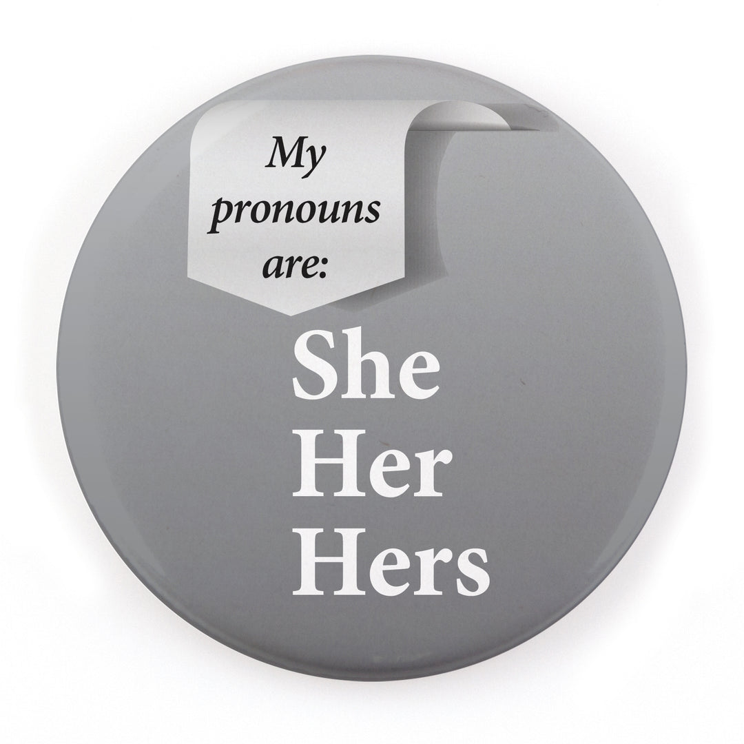 Greys 3" Pronoun Buttons