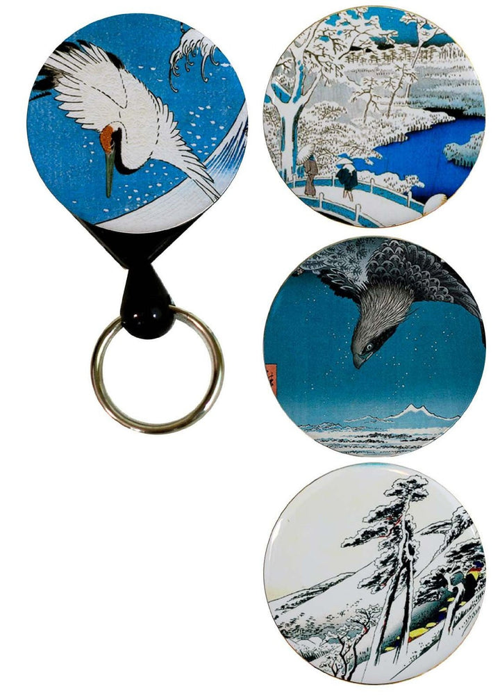 Buttonsmith® Hiroshige Tinker Reel® Badge Reel – Made in USA - Buttonsmith Inc.