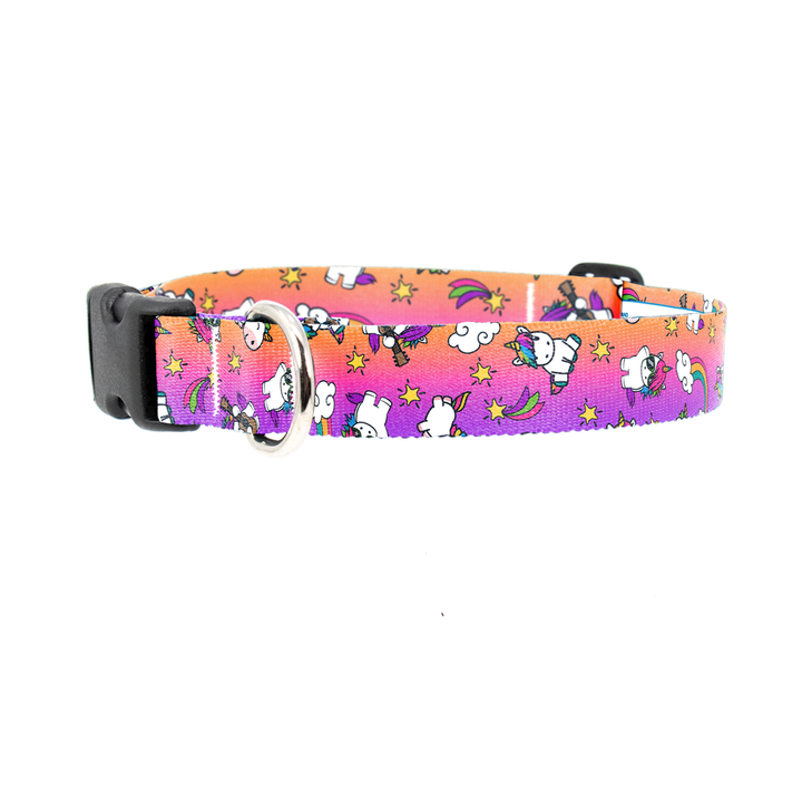 Unicorns Dog Collar - Made in USA