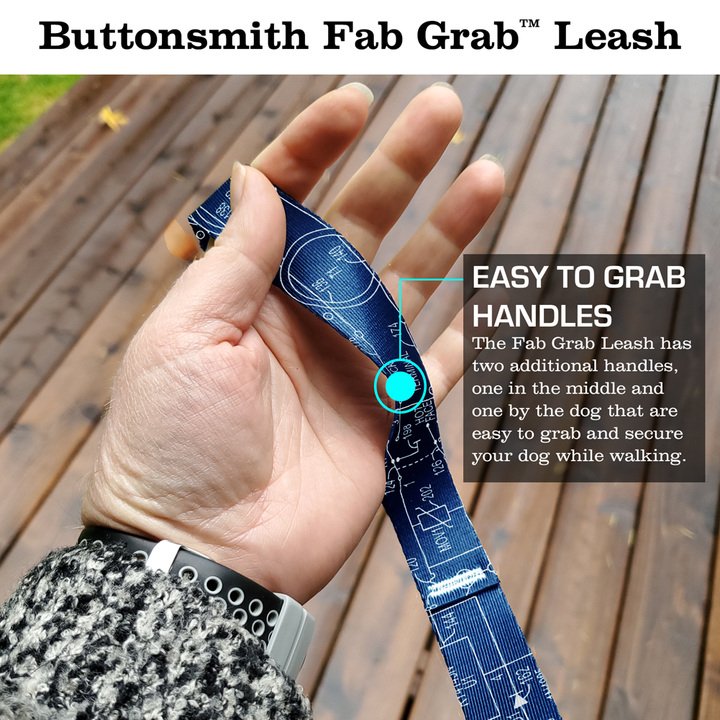 Circuits Blueprints Fab Grab Leash - Made in USA