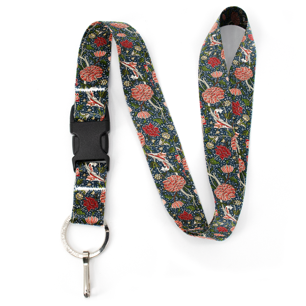 Buttonsmith Morris Cray Premium Lanyard - with Buckle and Flat Ring ...