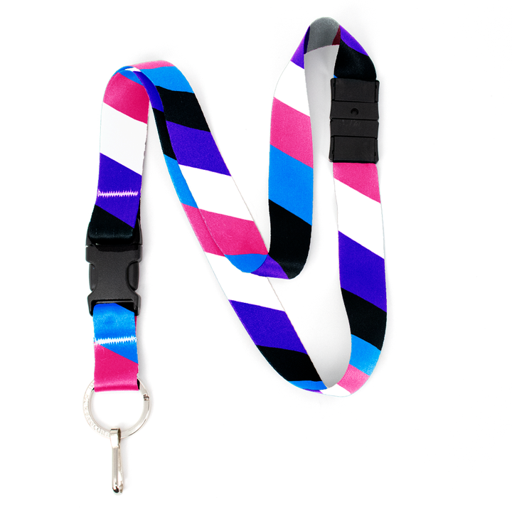 Pride Flag Premium and Breakaway Lanyards - Made in USA