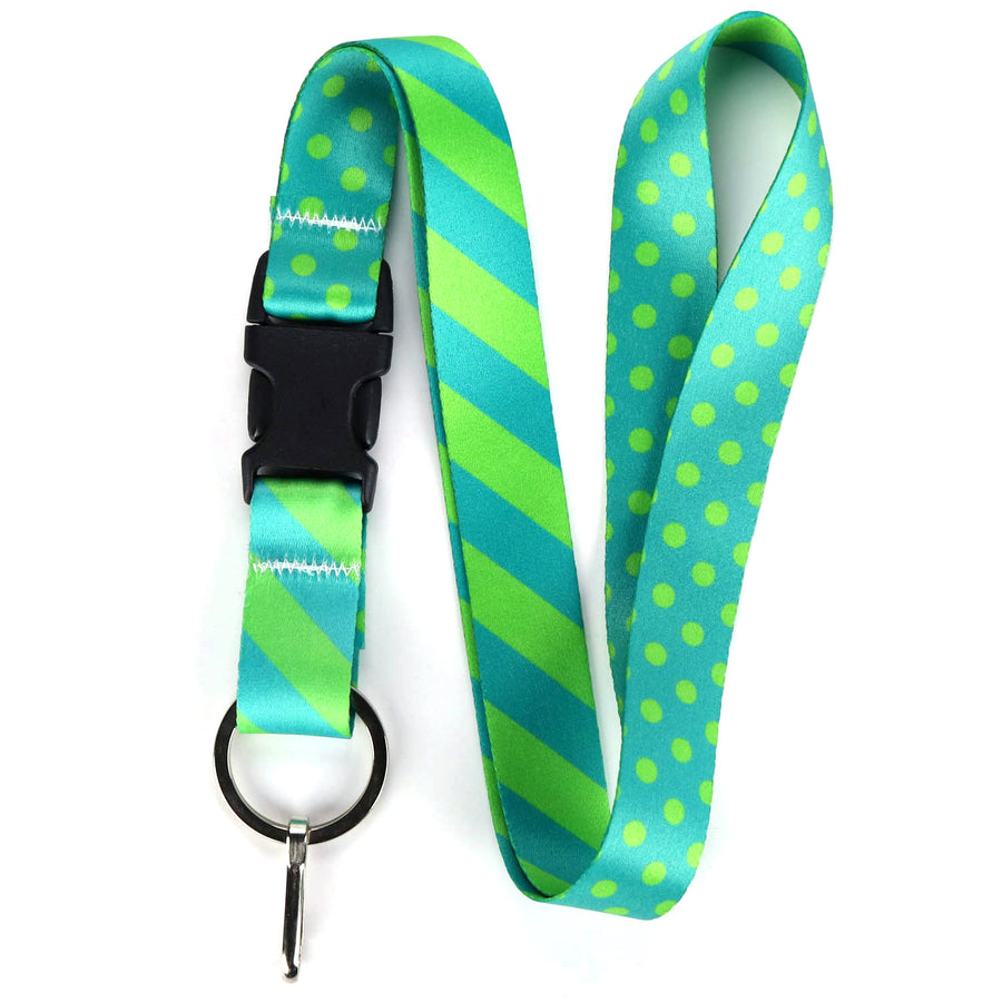 Buttonsmith Aqua Dots Lanyard - Made in USA - Buttonsmith Inc.