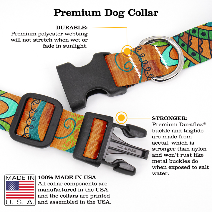 Calypso Dog Collar - Made in USA