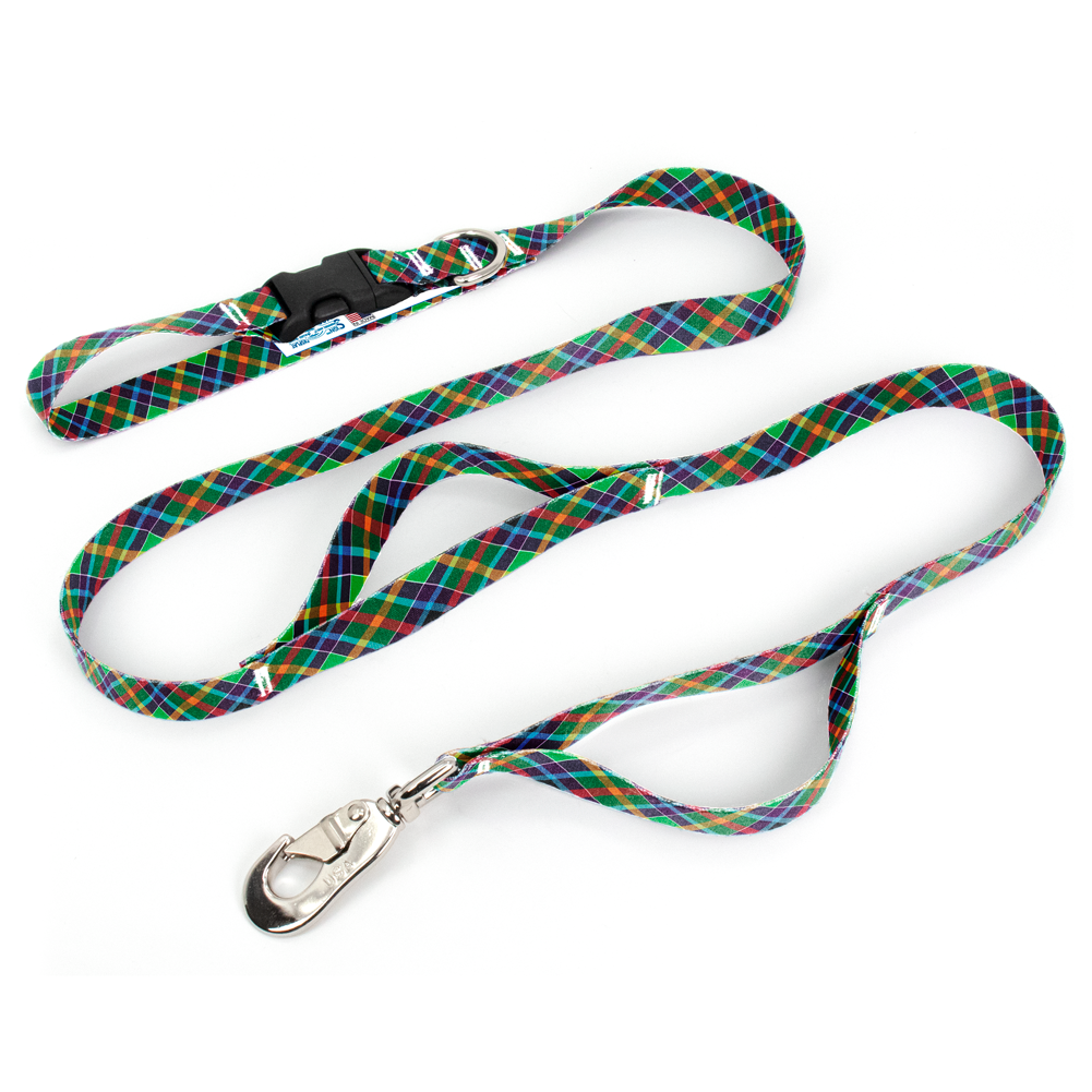 Gallowater Plaid Fab Grab Leash - Made in USA